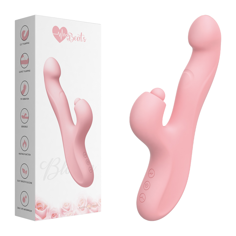 Vibrator Coinín Thumping Clitoral agus G-Spot