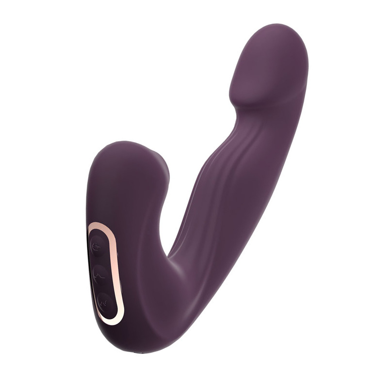 Vibrator Silicone trí shúchán agus Thumping